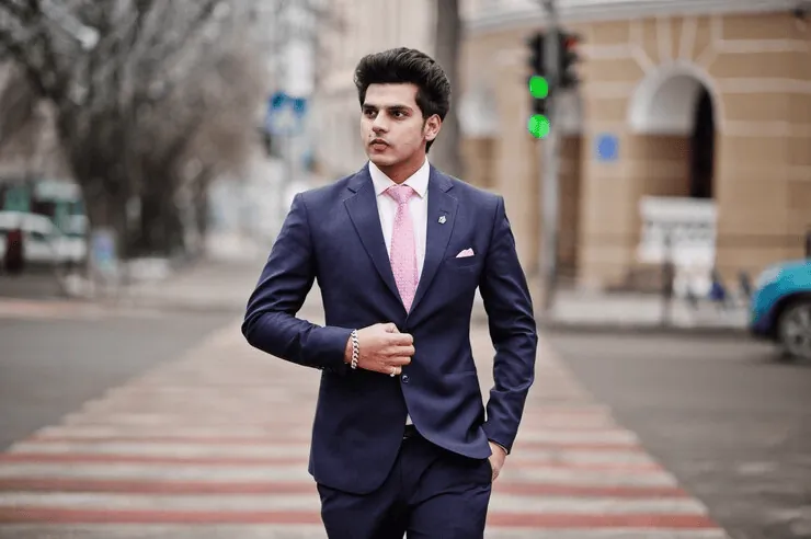 the man in a suit